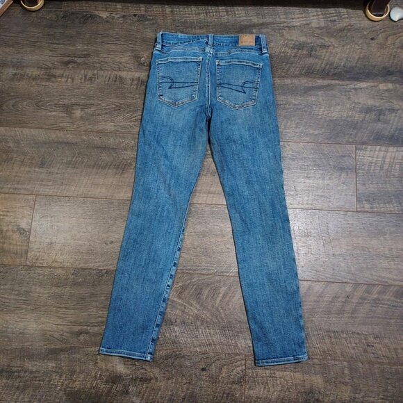 American Eagle Ne(x)t Level Stretch Women Jeans Back Pocket  Detail 4Regular - Picture 11 of 12